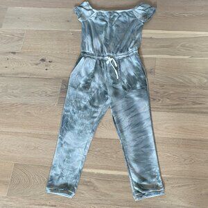 Vici Tie Dye Pocketed Jumpsuit Size Large NWT